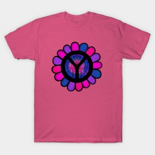 60s Peace Sign Flower T-Shirt